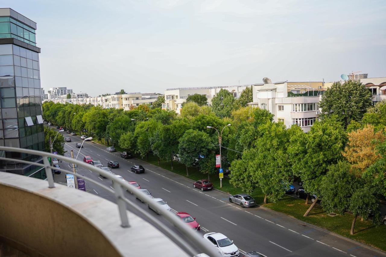 Penthouse With Huge Rooftop & Amazing City View Bukarest Exteriör bild